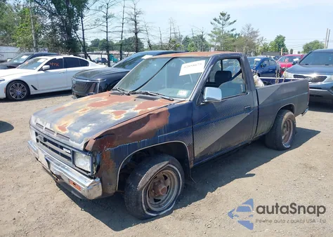 1988 Nissan D21 Short Bed из США, поврежденный, VIN 1N6ND11SXJC386438